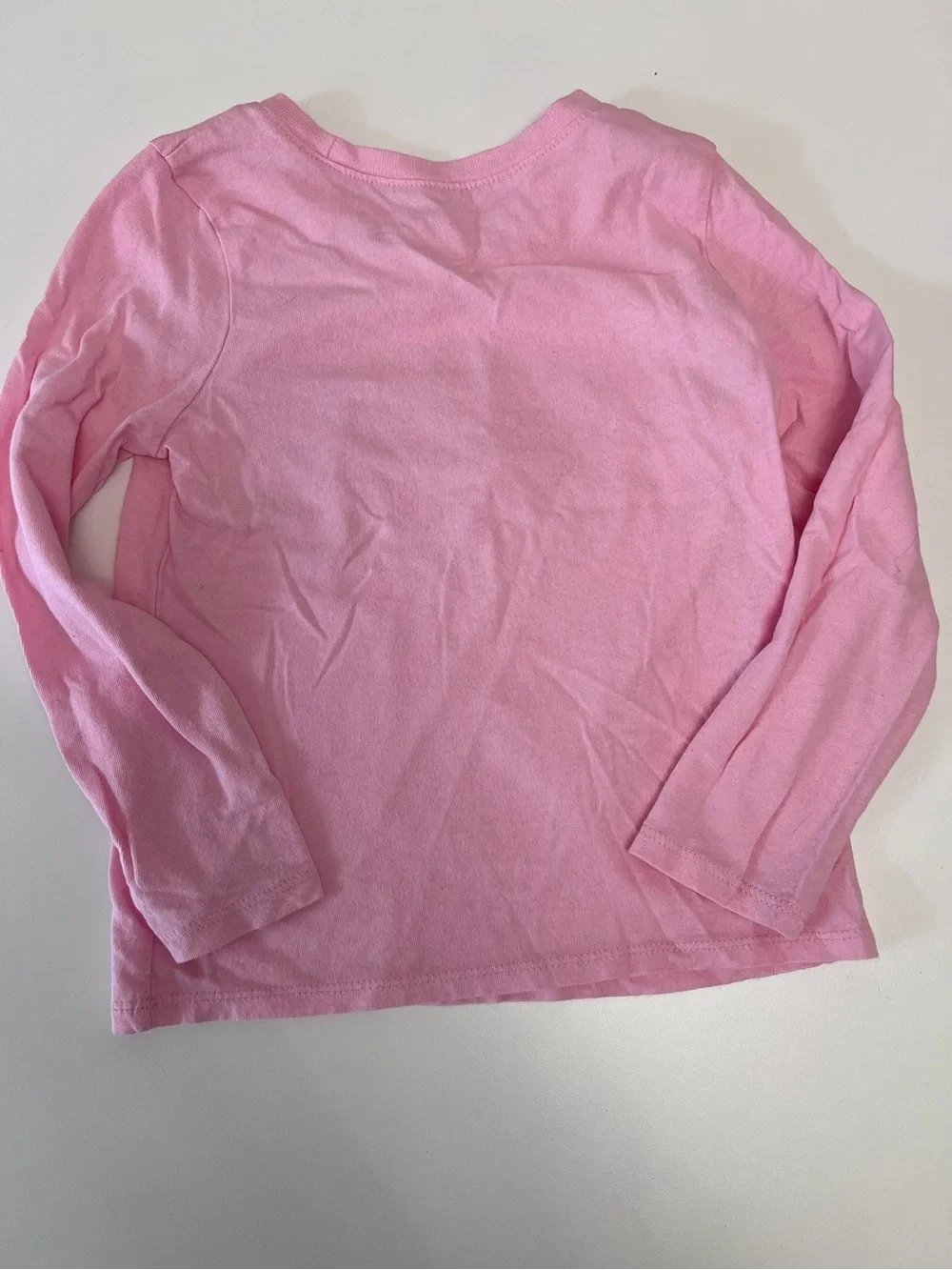 The Children's Place Pink Holiday Cat Long-Sleeve Tee
